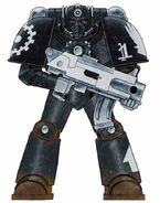 Mark IV Maximus Power Armour - Iron Hands Chapter