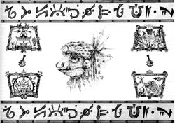 Slann Hieroglyphs Sketch