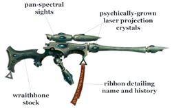 Eldar Ranger Long Rifle Schematic