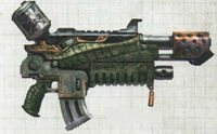 A Combi-flamer used by the Salamanders Chapter