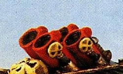 The quad-mounted Doom Mortars of the  .