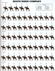 A Death Riders Company Table of Organisation and Equipment (TOE)