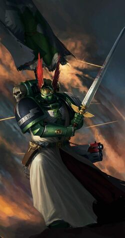 warhammer 40k dark angels art