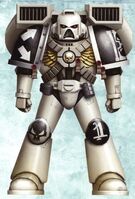 Star Phantoms Assault Squad Battle-Brother Lynch in Mark VII Aquila Power Armour