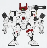 Shas'vre Vosai of the Vior'la Sept, wearing an XV8 Crisis Battlesuit armed with a Burst Cannon and two Flamers