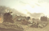 Gorgon On Vraks.png (980 KB) Gorgons in use during the Siege of Vraks