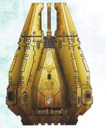 Lamenters Drop Pod (Lucius Sub-pattern, manufactured on Badab Primaris.)