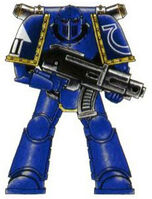 Mark III Iron Power Armour - Ultramarines Chapter