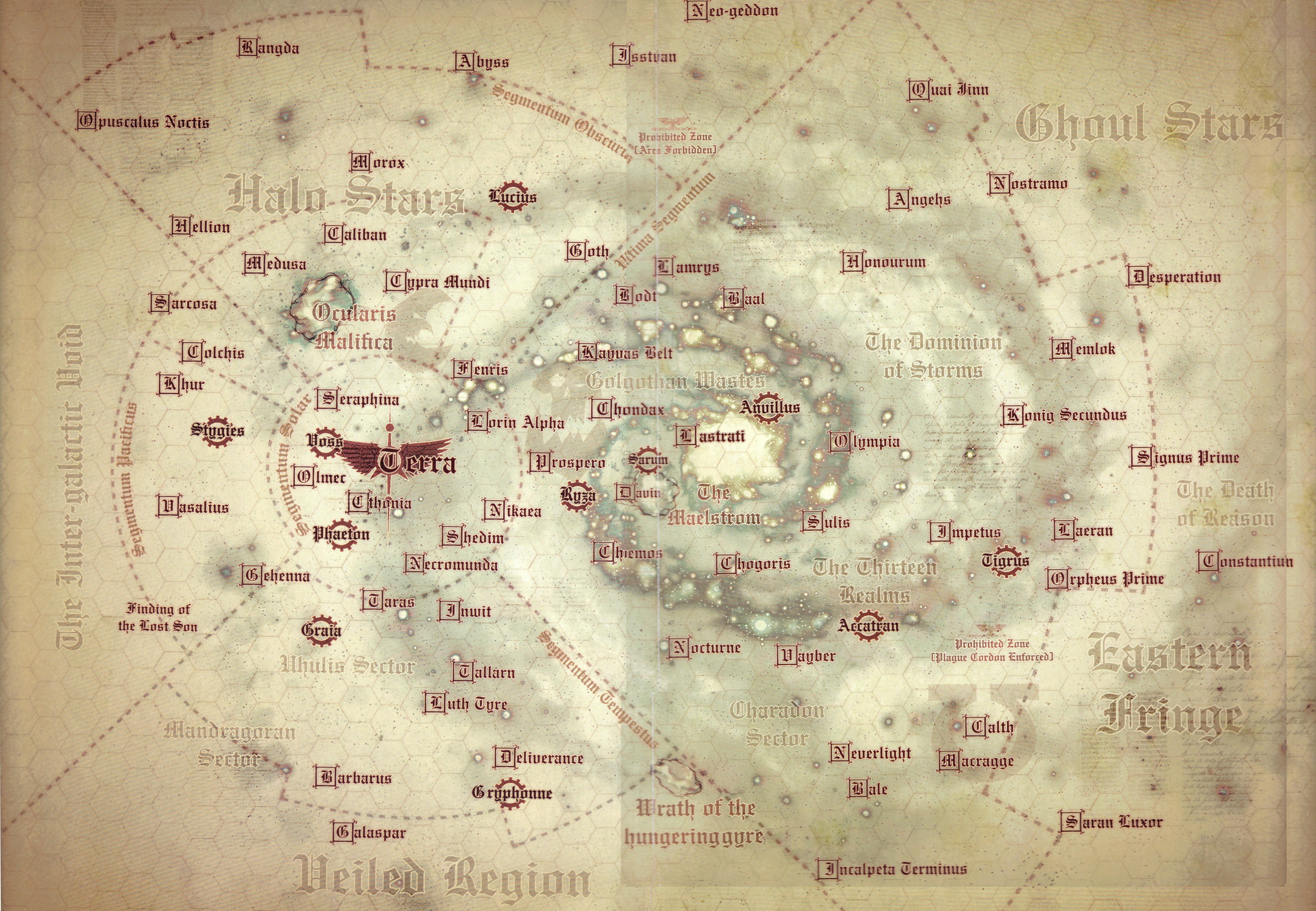 Warhammer 40k Map Of The Imperium Great Crusade | Warhammer 40K Wiki | Fandom