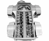 Cut-away view of an Orca interior