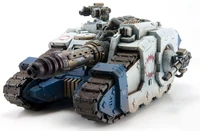 WE Venator 1.jpg (110 KB) A World Eaters Sicaran Venator Tank Destroyer (front left-oblique view)
