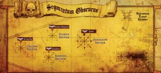 Map Segmentum Obscurus Sectors