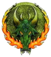 Iconography of the Firedrakes, the elite 1st Company of the Salamanders Chapter.