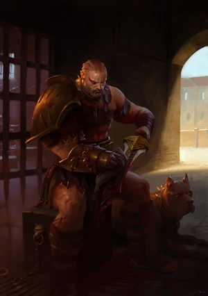 Ангрон во время рабства на Нуцерии