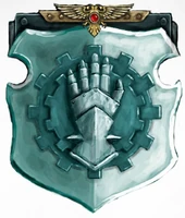 IH Shield Livery.png (536 KB) The Iron Hands Chapter badge inscribed on a gardbrace.