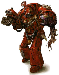 KTR22 BRAS DR LANCE FLAMME CHAOS SM TERMINATOR WARHAMMER 40000