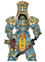 A Sekhemet Scarab Occult Terminator of the thrallband of Daedophet the Red Echo