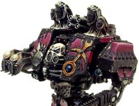 The Sonic Dreadnought Lord Sothai as seen from the front side