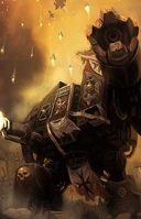 Black Templars Castraferrum Mars Pattern Mark V Dreadnought, "Brother Tankred".