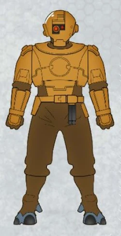 A  KV128 Stormsurge Ballistic Suit  pilot