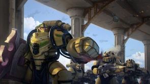 Alexis Polux and the 405th Company during the 