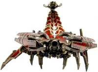 A Brass Scorpion of Khorne, front view.