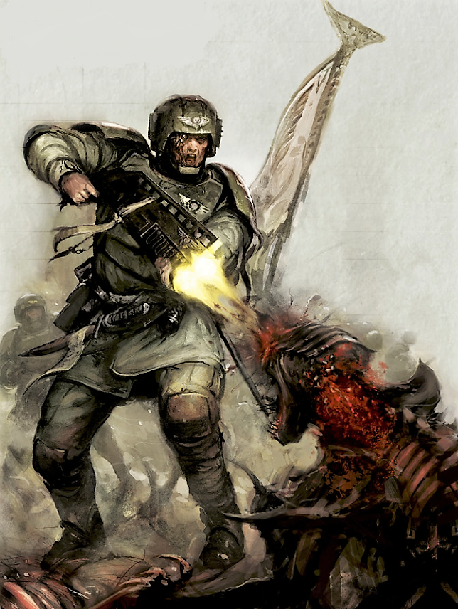 warhammer 40k imperial guard art