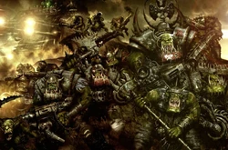Ork Warboss with Group