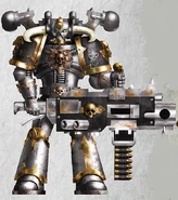 IronWarriorsParadusMawl.png (636 KB) Paradus Mawl, an Iron Warriors Heretic Astartes Havoc, maintains an obsessive tally of his ranged kills with his Heavy Bolter.
