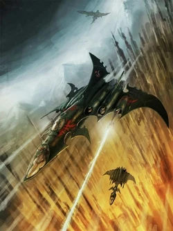 Voidraven Bombers of the  in combat.