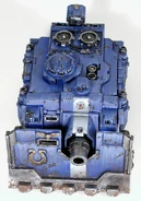A Vindicator of the Ultramarines Chapter, dorsal view
