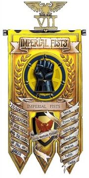 Banner of the Imperial Fists Legion