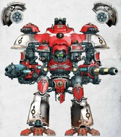 Devastation Unbridled, Knight Castellan of House Taranis, piloted by Sir Archimaxes.