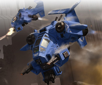 A squadron of Stormtalons during the combat on the Agri-World of Orath.