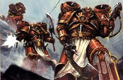 The Thousand Sons Ammunis Assault Squad during the Great Crusade