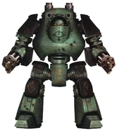 SoH Contemptor Mortis2.jpg (812 KB) A Contemptor-Mortis Dreadnought of the Sons of Horus Legion armed with twin Kheres Pattern Assault Cannons.