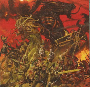 Хотя любой смертный, скорее всего, будет воспринимать легионы варпа как единое воинство монстров, это восприятие крайне далеко от истины