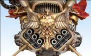 Salvo Launcher.png (127 KB) A close-up view of a Hurricane Bolter mounted in two sets of three bolters on an Adeptus Custodes Dawneagle Jetbike.