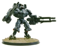 XV9-04Right.jpg (77 KB) An XV9-04 Hazard Support Battlesuit armed with Phased Ion Guns, right view