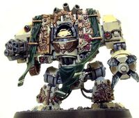 A Venerable Dreadnought of the Dark Angels' 1st Company, the Deathwing