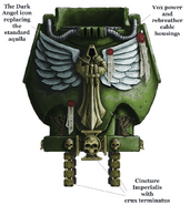 The Protector, the master-crafted Artificer Armour breastplate worn by Azrael.