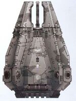 A Drop Pod of the Revilers Chapter, side view