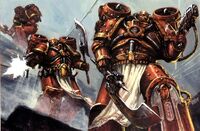 A Thousand Sons Legion Assault Squad during the Battle of Prospero