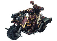 An Assault Bike of an unknown Chaos Space Marine warband