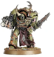 A Blightlord Terminator armed with a Balesword and Combi-Bolter