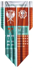 Legio Krytos princeps honour banner for the Warlord-class Titan Hammer of Tyrants