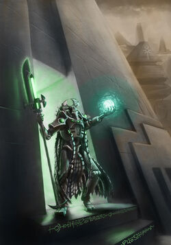 A  holding a Resurrection Orb