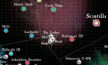 The Lathes map