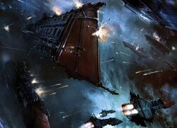 Imperial Navy vs. Chaos Fleet z graves