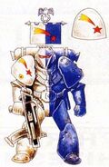 Marines Errant original Chapter colour scheme (1st Edition)